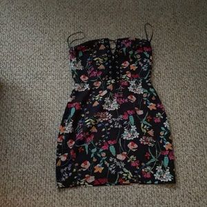 by the way Floral Bodycon dress